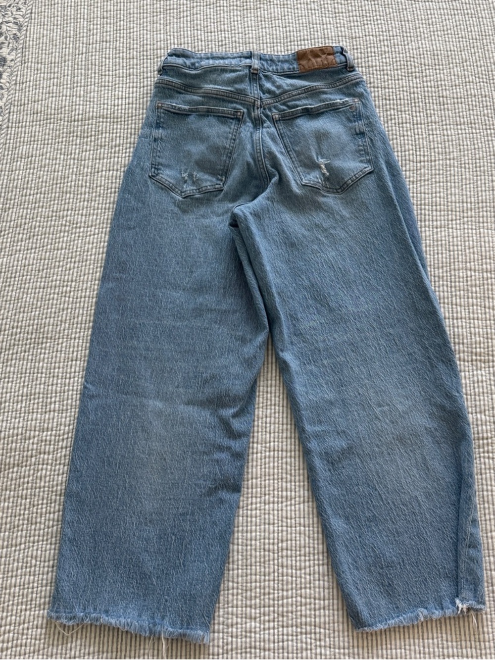 Madewell Curvy Perfect Vintage Wide-Leg Crop Jean Hallstead Wash - Picture 8 of 13